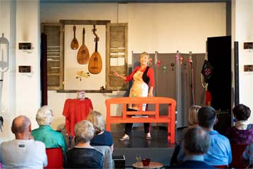 Angelika Beier im KleinKunstWerk Bad Belzig